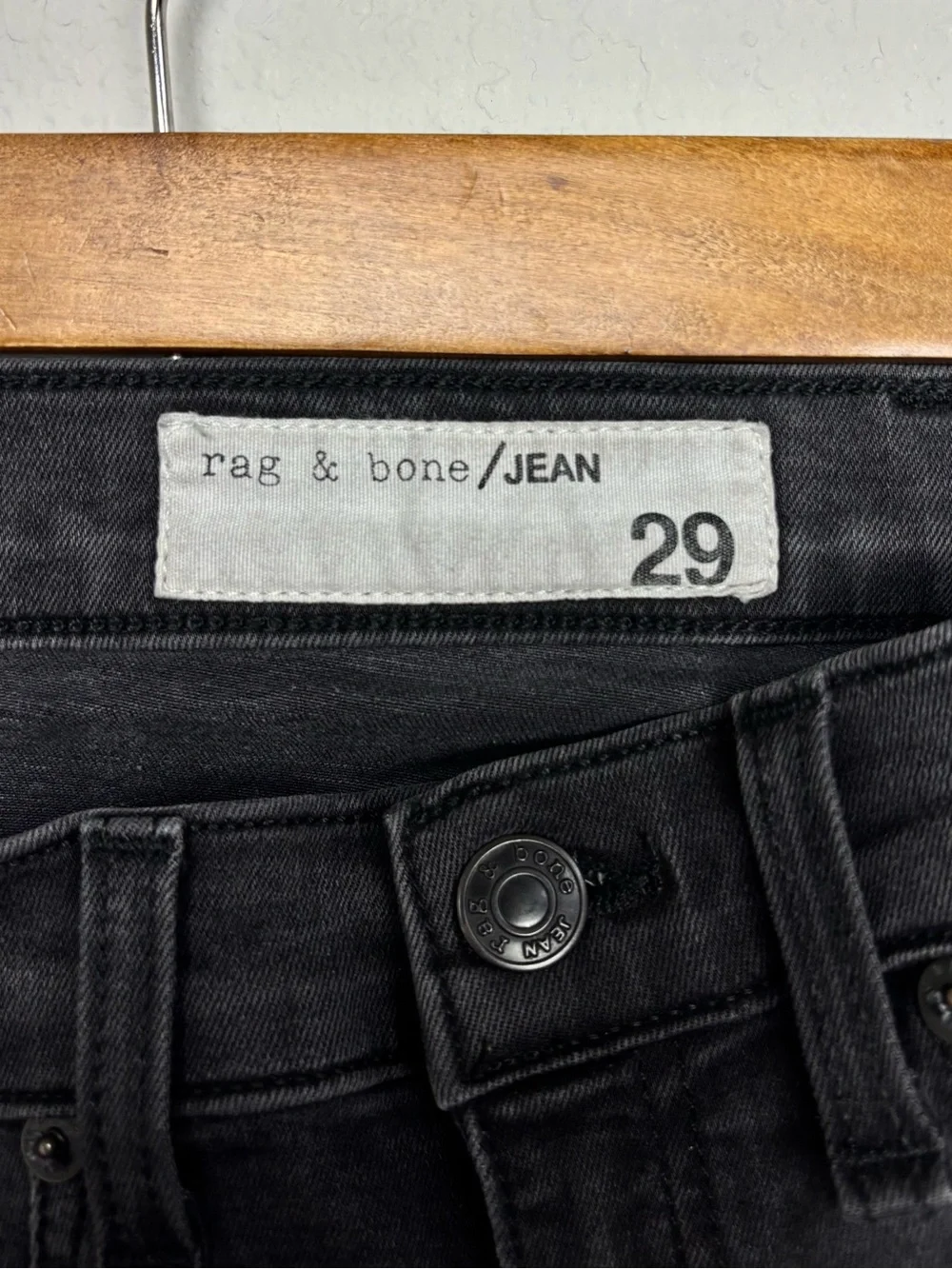 rag & bone washed black